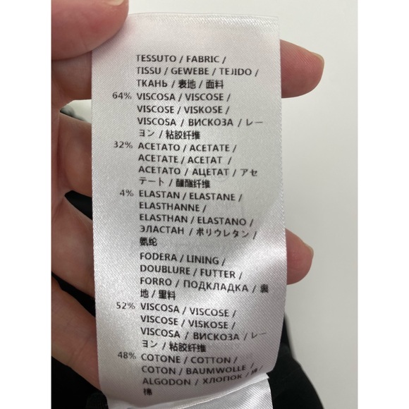 Stella McCartney Plunging Crepe A-Line Dress US 2 - Picture 7 of 7